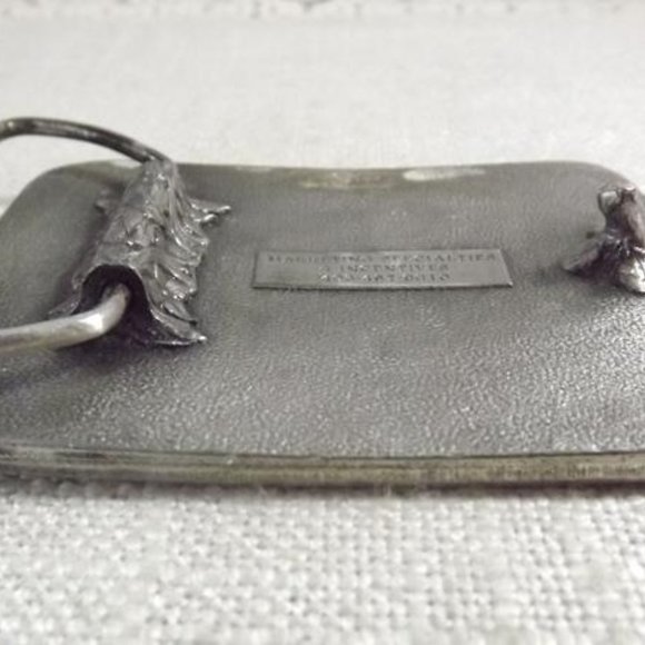 Vintage Scotford Refinery & Shell Gas Belt Buckle - Picture 9 of 10